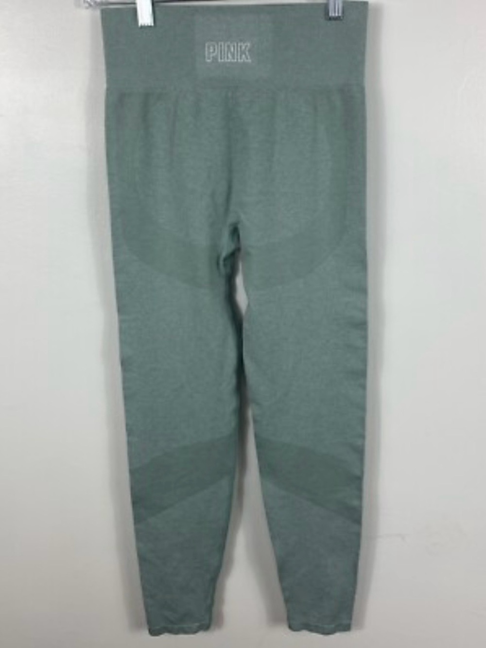 PINK Victoria's Secret Sage Green Seamless Leggings women’s size S